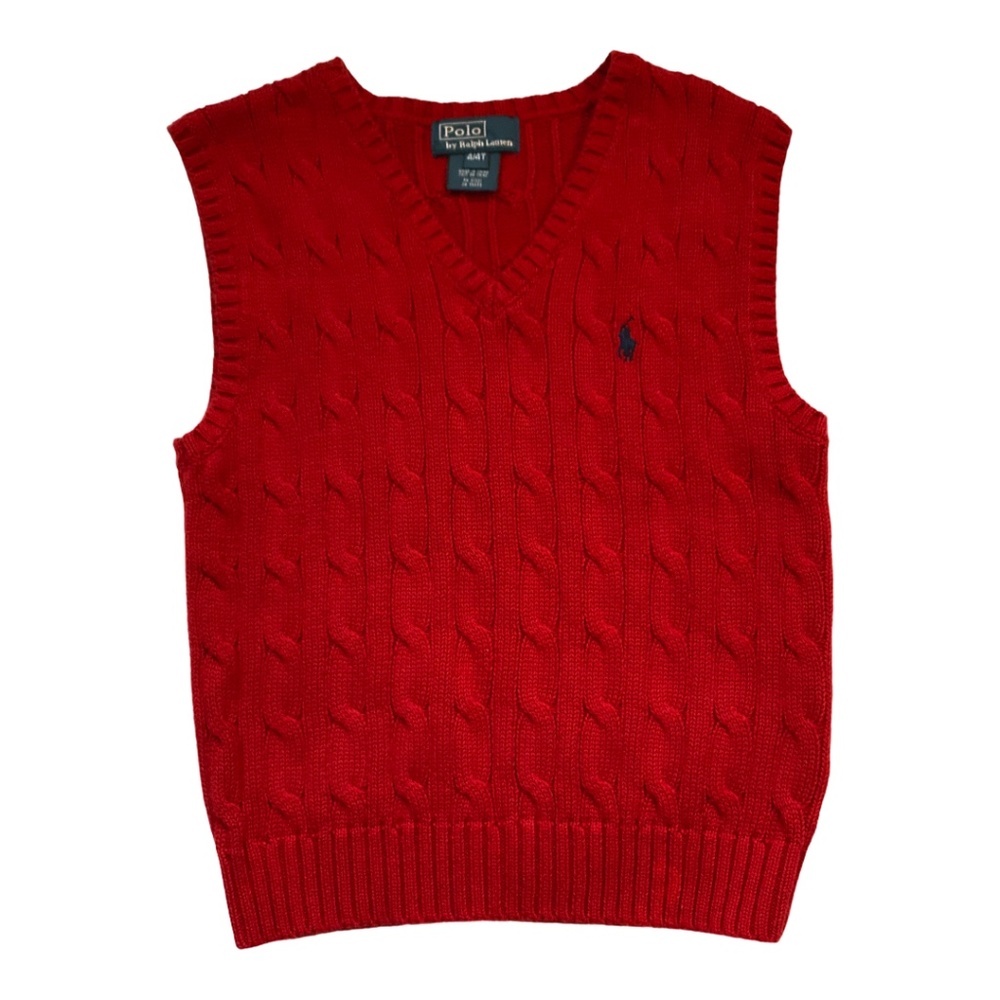 Polo Ralph Lauren Boys Cable-Knit Sweater Vest